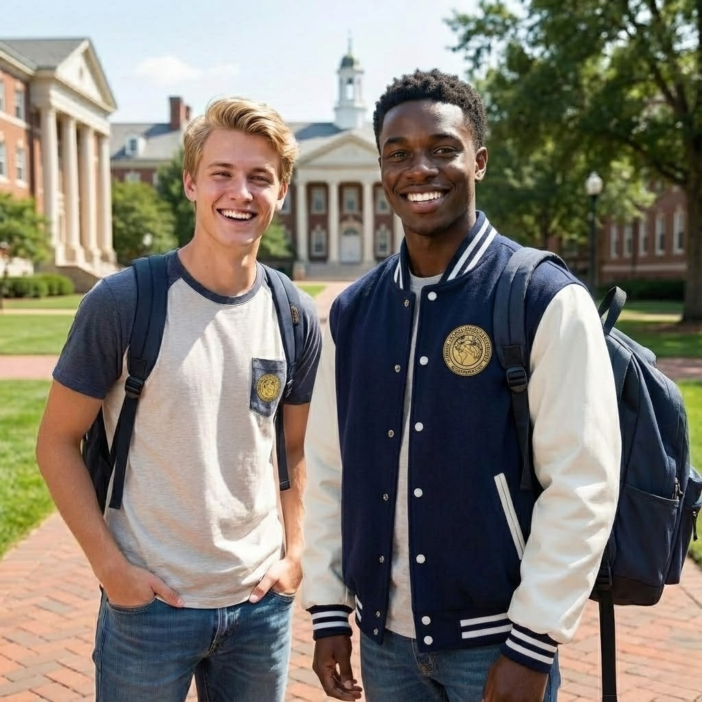 Home chico afro y rubio